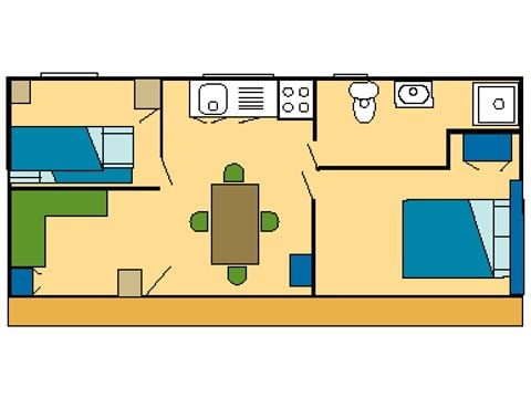 Chalet 4 personen - Oasis