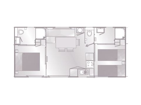 MOBILE HOME 4 people - Hobereau - air-conditioned