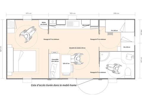 Mobile home 4 persons - Life 4 P Clim - PMR