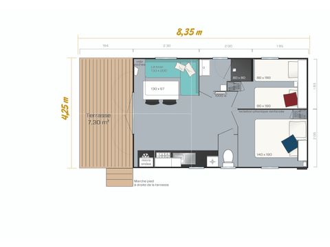 Mobile home 6 persons - LOGGIA BAY