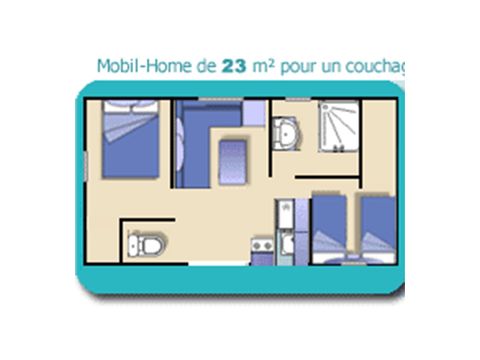 MOBILHOME 6 personnes - ROLLER