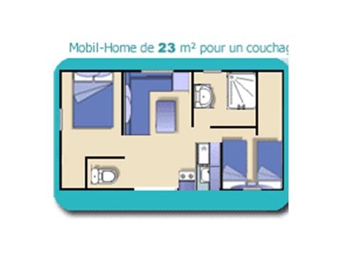 MOBILHOME 5 personnes - ROLLER