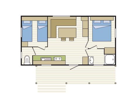 Mobile home 6 persons - OHANA