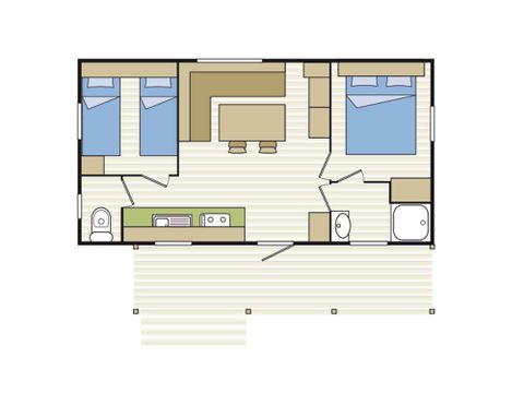 MOBILHOME 6 personas - OHANA