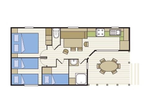 Mobile home 6 persons - NEPTUNE