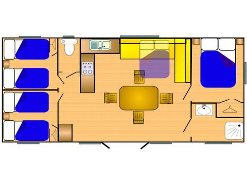 Mobilhome 6 personas - Gran 950-3 CD