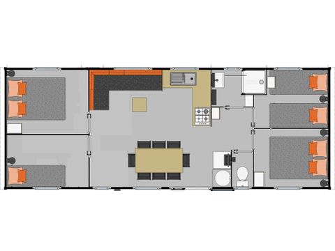 Mobile home 8 persons - Padang Padang