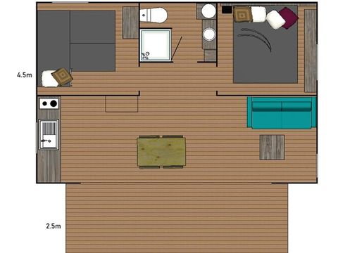 SISTEMAZION ATIPICHE 5 persone - Bohemian Lodge - 2 camere