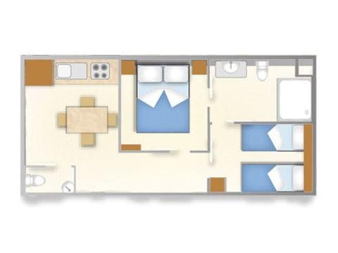 Mobile home 4 persons - Baia Relax New
