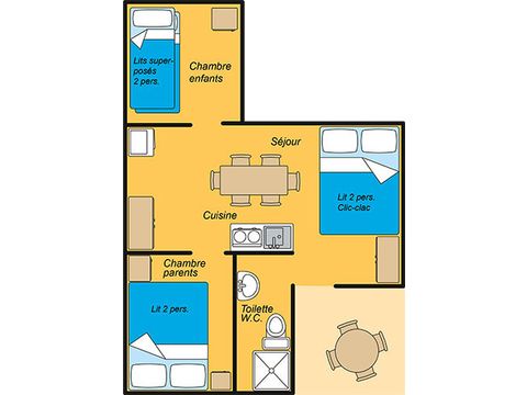 CHALET 4 persone - BUFFORD ESTWOOD SEAMUS