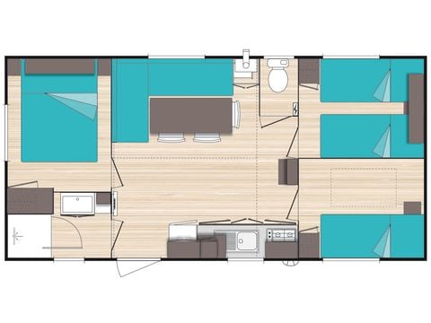 Mobilhome 6 personnes - - plus commercialisé