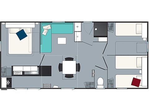 Mobilhome 6 personnes - - plus commercialisé