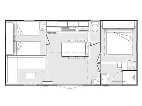 Stacaravan 6 personen - O'HARA PRESTIGE