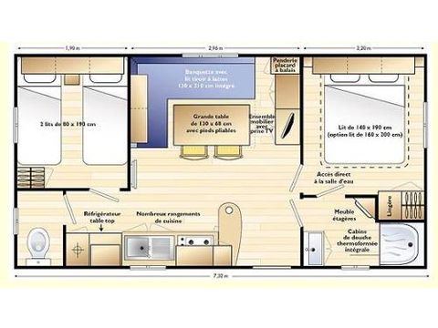 Mobilheim 4 Personen - MERCURE