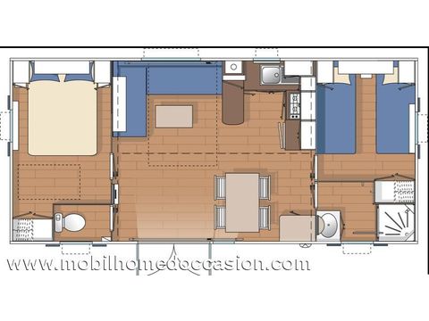 BUNGALOW 4 personnes - Mobilhome 4 personnes