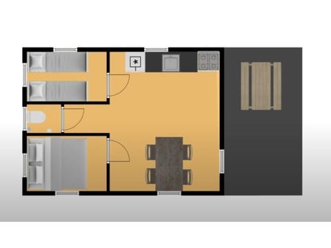 Safaritent 4 personen - Vitrac