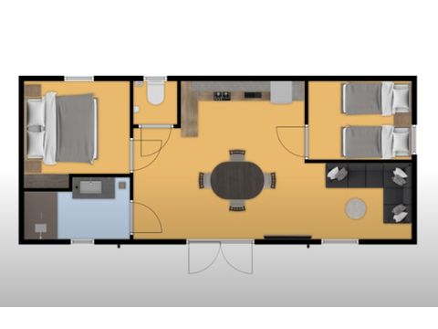 Stacaravan 4 personen - Daglan