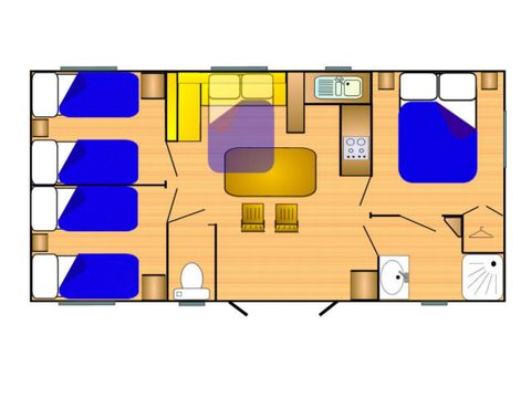 Mobile home 7 persons - Riviera 860-3 CD