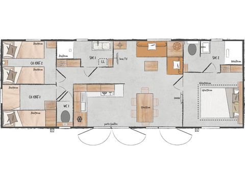 CASA MOBILE 6 persone - Prestige 3 camere da letto 2 bagni (2026)