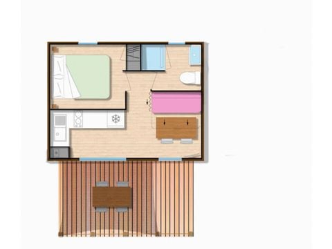 MOBILE HOME 2 people - Mobile-home ORHY**** sleeps 2