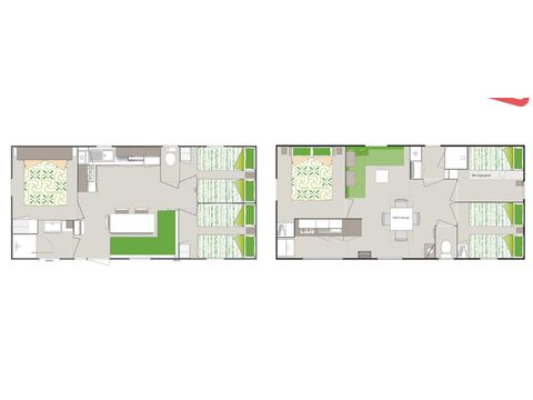 BUNGALOW 8 personnes - TEXAS STANDARD