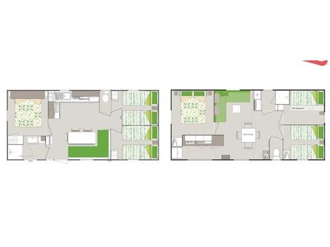 BUNGALOW 8 personnes - TEXAS STANDARD