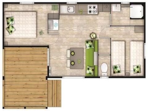 MOBILHOME 12 personnes - Prestige 10/12 Places