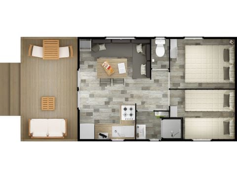 Stacaravan 5 personen - Panama - CLIM