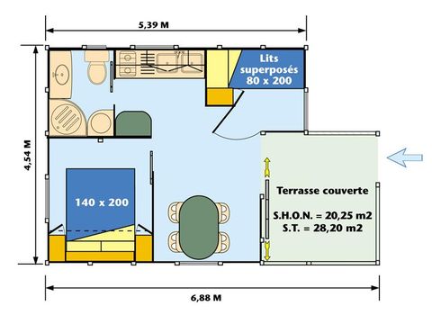 BUNGALOW 4 people