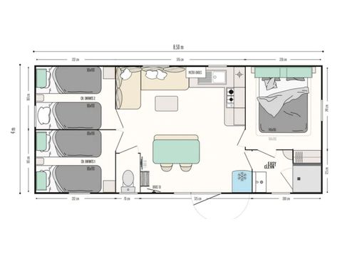 Mobile home 6 persons - LIAMONE