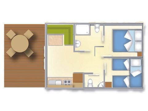 MOBILHOME 5 personas - SMERALDA