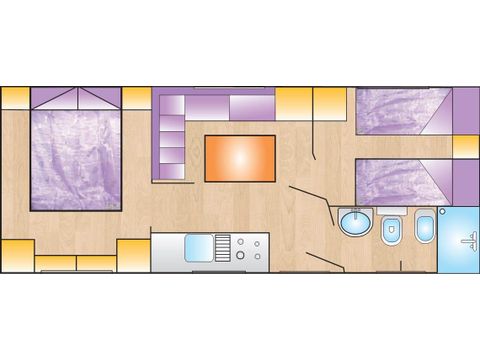 BUNGALOW 4 personnes - BASIC