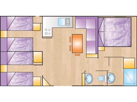 BUNGALOW 6 personnes - GRAND
