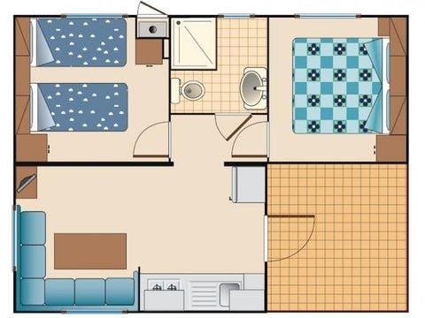 BUNGALOW 6 personnes - SUPER COMFORT