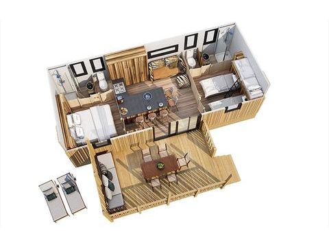 Mobile home 5 persons - Catalpa