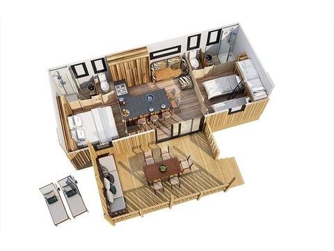 Stacaravan 5 personen - Catalpa