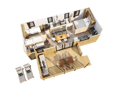 Mobile home 6 persons - SunLodge BigLeaf