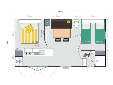 BUNGALOW 6 personnes