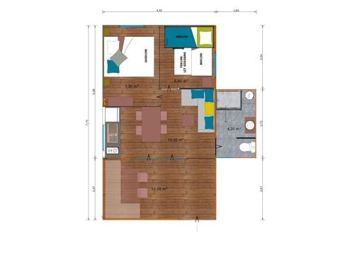 UNIEKE ACCOMMODATIE 5 personen - Stapelwagen