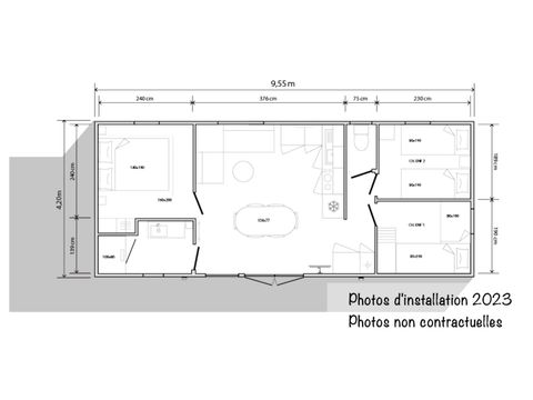 MOBILE HOME 6 people - Loft Premium 36m² Air conditioning + TV