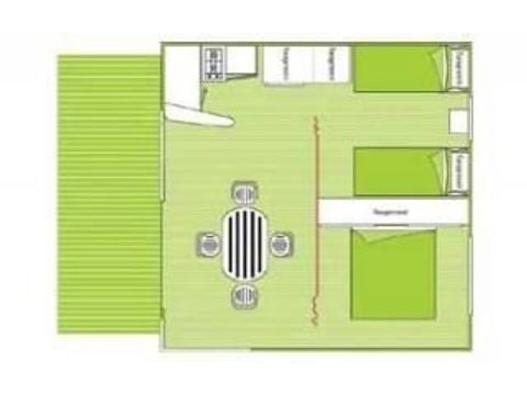 TENT 5 people - Cyrus 2 bedrooms