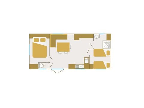 MOBILE HOME 4 people - Oakley