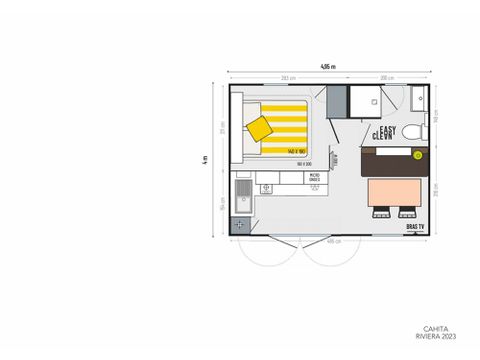 Mobile home 2 persons