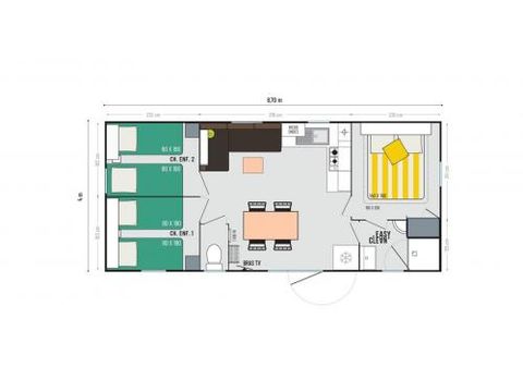 House 6 persons - L' Artiste Confort