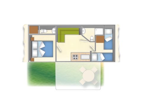 Mobile home 4 persons - BAIA COMFORT