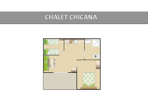 CHALET 4 people - Loggia comfort chalet PMR