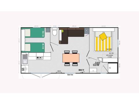 Stacaravan 4 personen - HUISJE 4