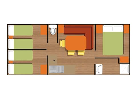 Mobile home 6 persons - TITANIA