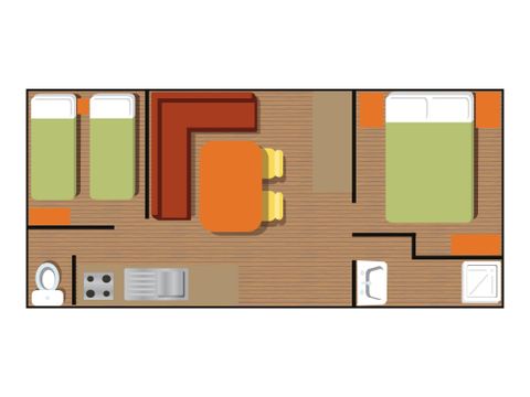 Mobile home 4 persons - MERCURE