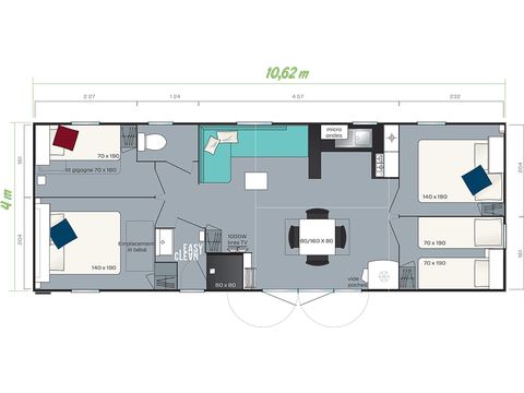 Mobile home 8 persons - SMALA